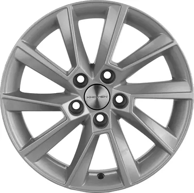 Литой диск Khomen KHW1604 Aveo 16x6" 5x105мм DIA 56.6мм ET 39мм (F-Silver)