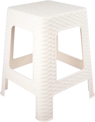 Табурет пластиковый Полимербыт Артлайн 4344507 (молочный)