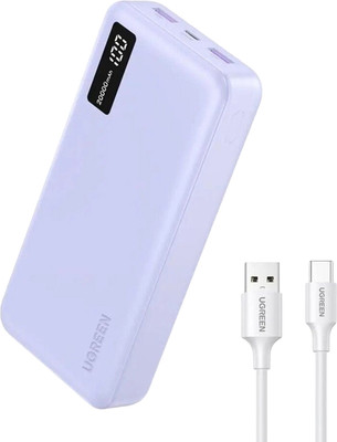 Портативное зарядное устройство Ugreen PB312 20000mAh (сиреневый)