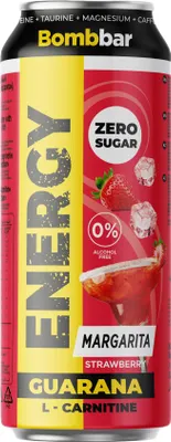 Энергетический напиток Bombbar С Гуараной и L-Карнитином (маргарита , 12x450мл)