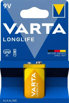 Батарейка Varta Longlife 6LR22 ALKILINE 9V BL1