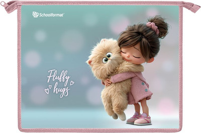 Папка для тетрадей Schoolformat Девочка и питомцы / ПТКМ1А5-ДИП (мятный)