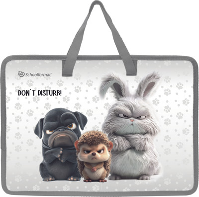 Папка для труда Schoolformat Душные зверушки / ПТРТМРШ-ДЗ (серый)