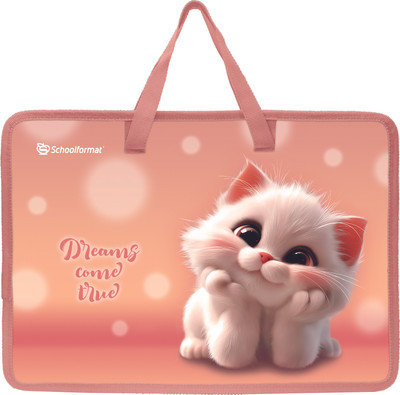 Папка для труда Schoolformat Мечтательные котята / ПТРТМРШ-МКЯ (персиковый)