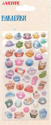 Набор наклеек deVente Подводный мир / 8132552