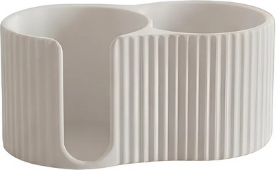 Органайзер для ватных дисков Yulisa И палочек AG-00160PL (М, белый)