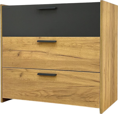 Комод Кастанье Агата (дуб крафт/антрацит)