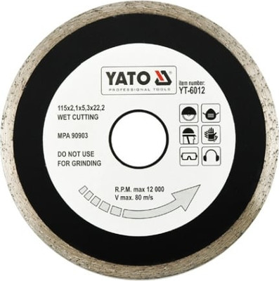 Отрезной диск алмазный Yato YT-6012