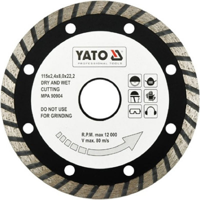 Отрезной диск алмазный Yato YT-6022