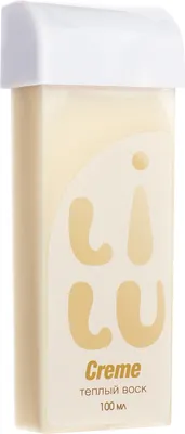 Воск для депиляции LILU теплый в картридже 06 Creme плотный кремовый (100мл)