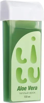 Воск для депиляции LILU теплый в картридже 10 Aloe Vera средней плотности (100мл)