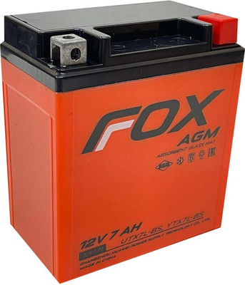 Мотоаккумулятор FoX YTX7L-BS 100A / FOX 1207.1 (7 А/ч)