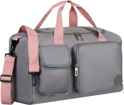 Сумка дорожная Peterson PTN 23032 (серый/розовый)