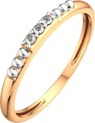 Кольцо из розового золота ZORKA 2101014.9K.R (р.13, с фианитами)