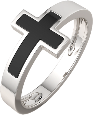 Кольцо венчальное из серебра ZORKA 0200341.REL (р.17)