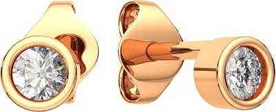 Серьги из розового золота ZORKA 310237.9K.R (с фианитами)