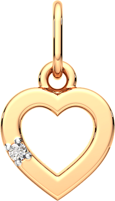 Подвеска из розового золота ZORKA 440536.9K.R.ZZ (с фианитом)