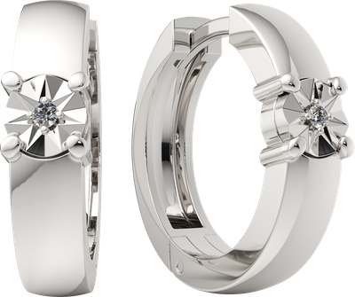 Серьги из серебра ZORKA 03D0145.ZZ (с бриллиантами)