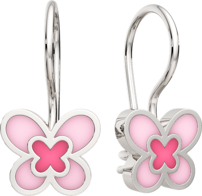 Серьги из серебра ZORKA 0300617.ZZ (с эмалью)