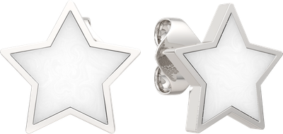 Серьги из серебра ZORKA 0300647.ZZ (с эмалью)