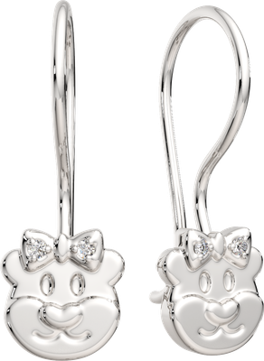 Серьги из серебра ZORKA 03101127.ZZ (с фианитами)