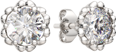 Серьги из серебра ZORKA 03101172.ZZ (с фианитами)