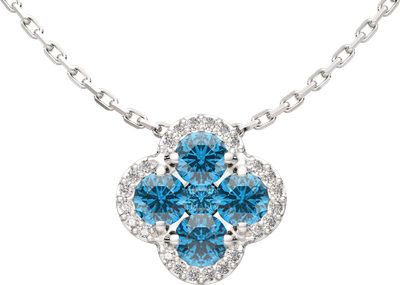 Колье из белого золота ZORKA 5D00483.14K.W (45см, с бриллиантами)