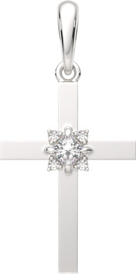 Крестик из серебра ZORKA 0440234.REL (с фианитами)