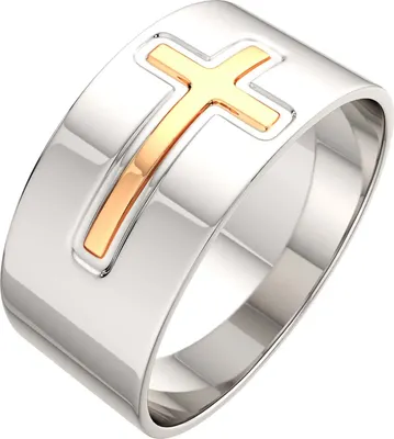 Кольцо из серебра ZORKA 0270047.G14K.ZZ.REL (р.19, с золотой вставкой)