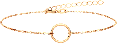 Браслет из розового золота ZORKA 6121760Г.030.14K.R (16см)