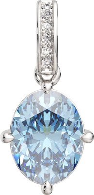 Подвеска из серебра ZORKA 04S4058.ZZ (с топазом и фианитами)