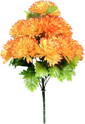 Искусственный букет KlrBy Хризантемы / БС088ж