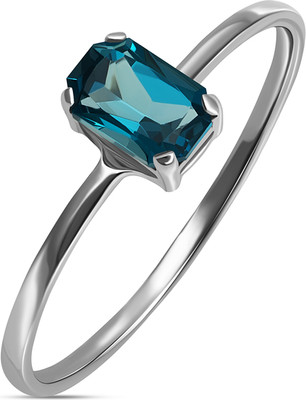 Кольцо из белого золота Кристалл CM45300226773 (р.15.5)