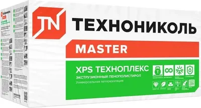 Экструдированный пенополистирол Технониколь XPS Техноплекс 50х580х1180-L FAS/2 (8 плит)