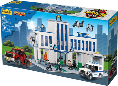 Конструктор Brick Labs Полицейский участок. Форт правосудия / AB-1308