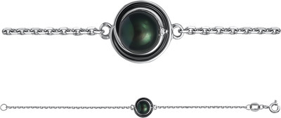 Браслет из белого золота Кристалл CN13200226773 (р.19)