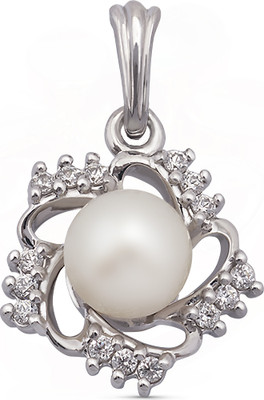 Подвеска из белого золота Кристалл CA64100226773