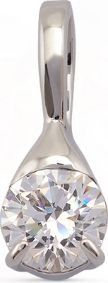 Подвеска из белого золота Кристалл CB40000226773