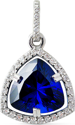 Подвеска из белого золота Кристалл CI14300226773