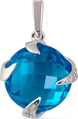 Подвеска из белого золота Кристалл CI45400226773