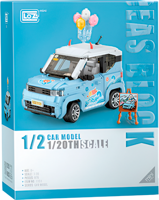 Конструктор LOZ Мини-джип с шариками / 1131_MK