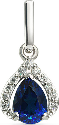 Подвеска из белого золота Кристалл CK14600226773