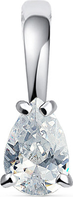 Подвеска из белого золота Кристалл CK06100226773