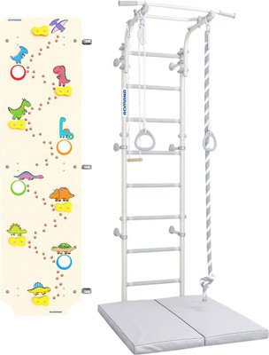 Шведская стенка Romana 01.21.8.12.490.03.06-24 со скалодромом Dop21 6.08.01