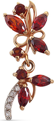 Подвеска из желтого золота Кристалл CD70100226773