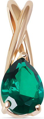 Подвеска из желтого золота Кристалл CI04300226773