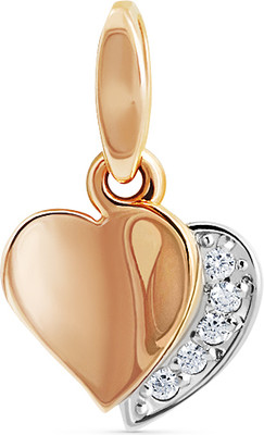 Подвеска из желтого золота Кристалл CG34000226773