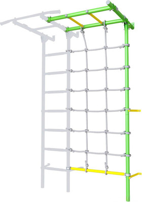 Опция к детскому спортивному комплексу Romana S1 с сеткой для лазания Dop24 6.19.00 (зеленое яблоко/пастель)