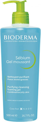 Гель для умывания Bioderma очищающий (400мл)