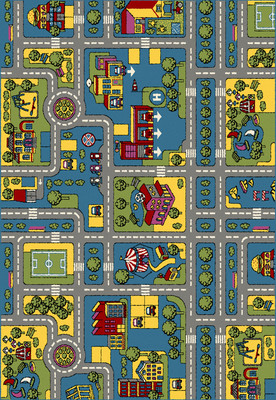 Коврик Merinos Orion C024-STAN-BLUE-GRAY (1.2x1.8)